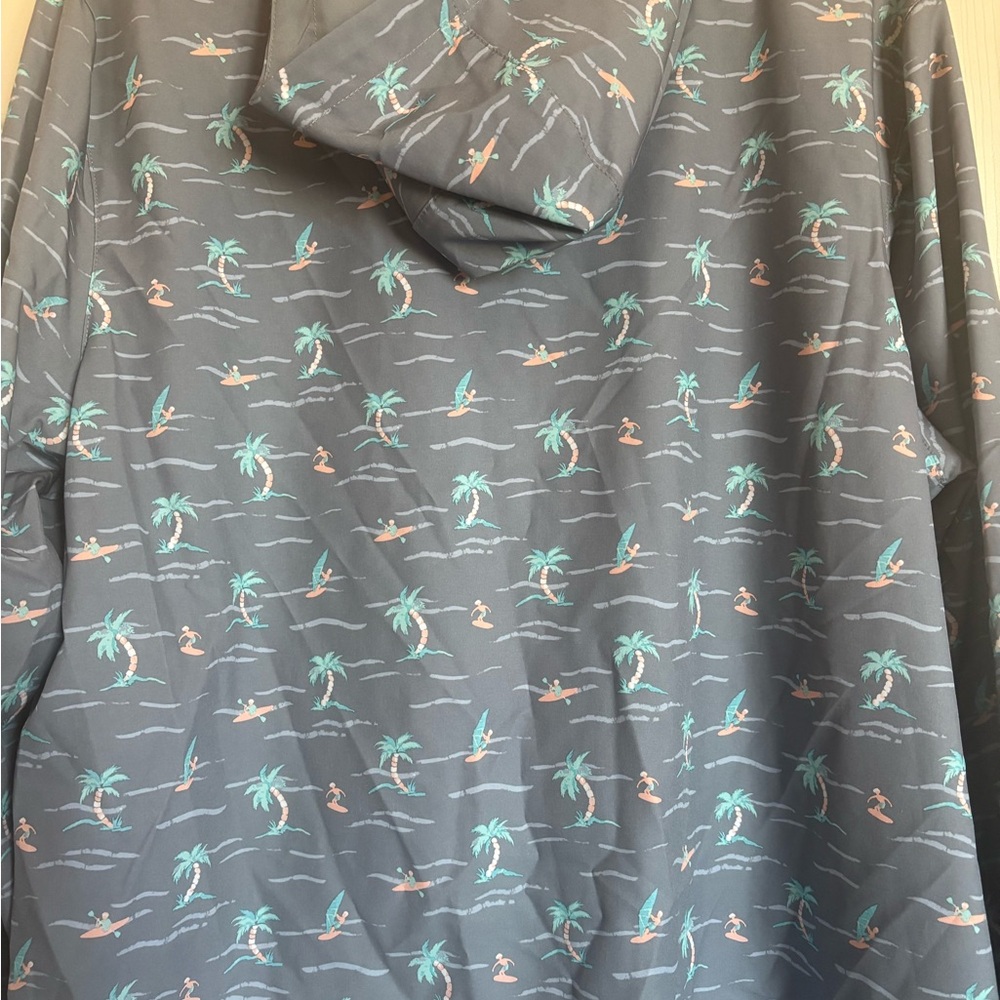 Gray Patterned Lightweight Jacket - Picture 6 of 7